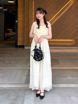 「ANDRESD（アンドレスド）のアイテム」を使った、ANDRESD staffさん（レディース・164cm）の夏コーディネート