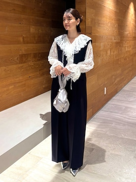 「ANDRESD（アンドレスド）のアイテム」を使った、ANDRESD EC事業部さん（レディース・160cm）の春コーディネート