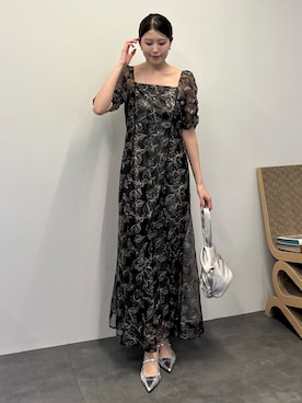 「アイテム（ドレス）」を使った、ANDRESD EC事業部さん（レディース・165cm）の秋コーディネート