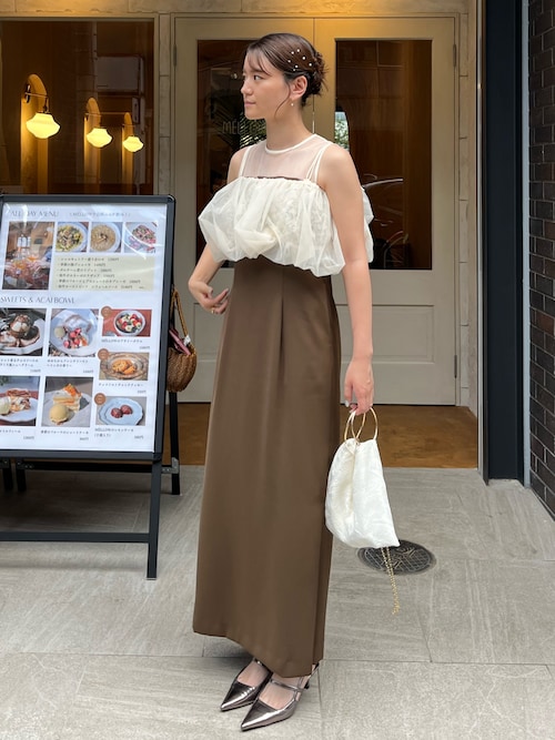 セール】バルーンフォルムセットドレス / balloon form set