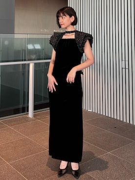 「アイテム（ドレス）」を使った、ANDRESD EC事業部さん（レディース・160cm）の夏コーディネート