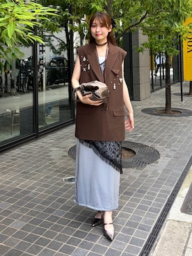 ANDRESD staffさん(レディース・164cm)の夏コーディネート