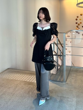 「ANDRESD（アンドレスド）のアイテム」を使った、ANDRESD staffさん（レディース・160cm）の春コーディネート