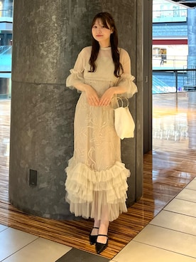 「ANDRESD（アンドレスド）のアイテム」を使った、ANDRESD staffさん（レディース・164cm）の春コーディネート