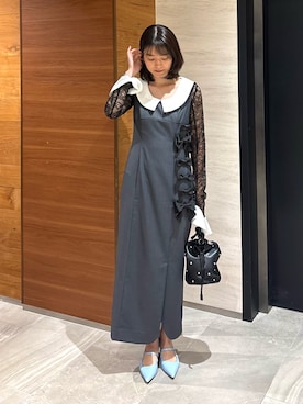 「ANDRESD（アンドレスド）のアイテム」を使った、ANDRESD staffさん（レディース・160cm）の春コーディネート