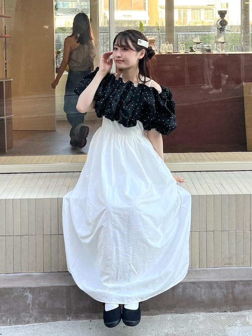 ☆ERDEM☆ エレガントバルーン袖ティアードコットンドレス♪ cloud like baloon tops / クラウドライクバルーントップス
