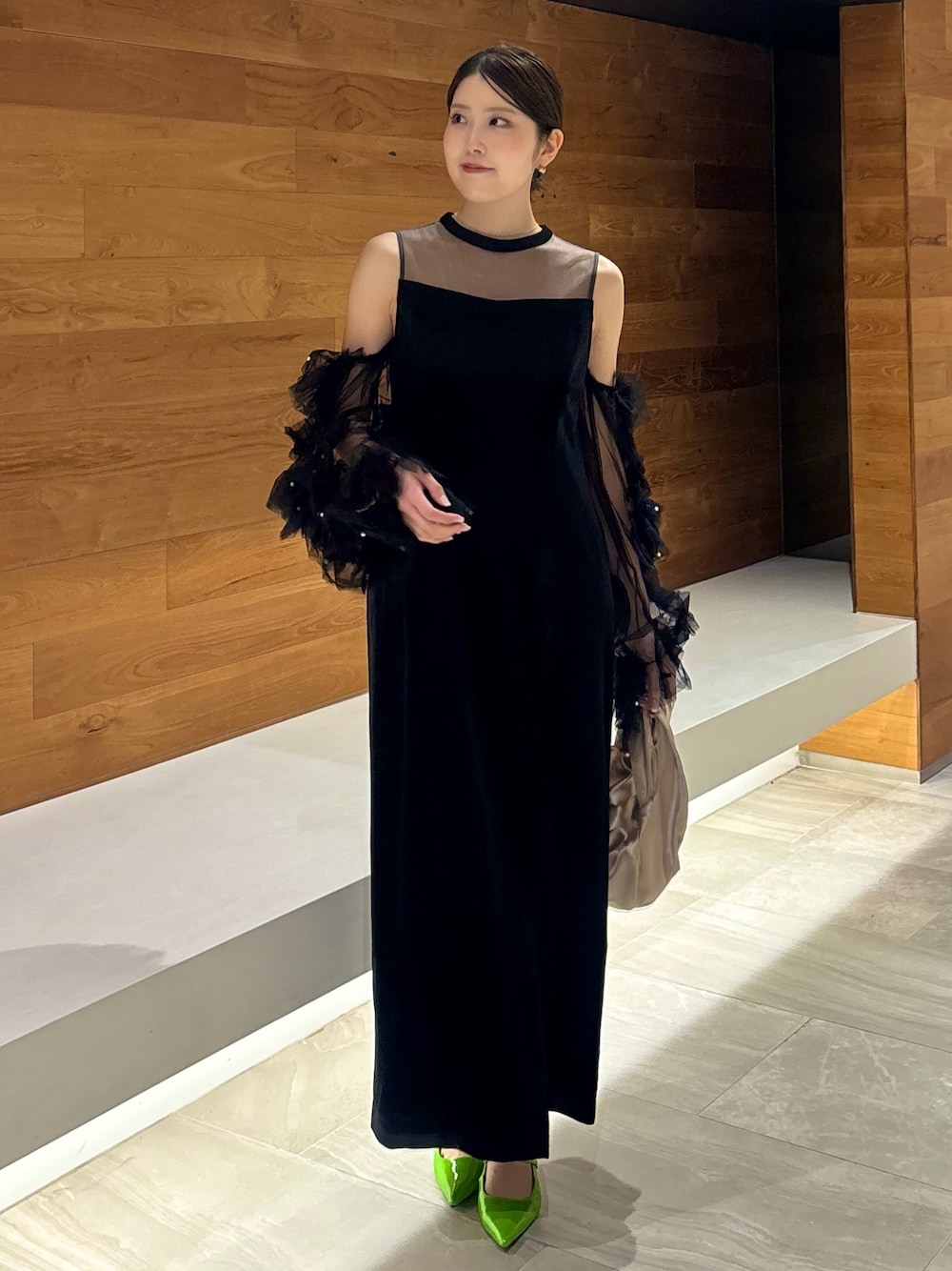 detached sleeve dress ディタッチドスリーブドレス ANDRESD ドレス ディタッチドスリーブドレス / detached sleeve dress