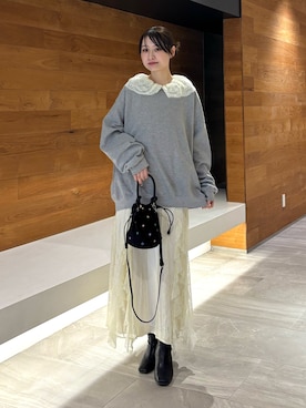 ANDRESD staffさん（レディース・164cm）の春コーディネート