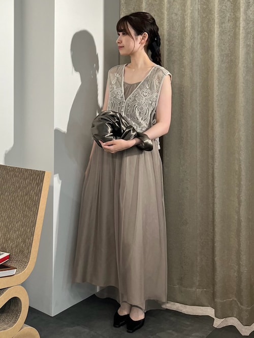 セール】tulle layered dress チュールレイヤードドレス（ドレス
