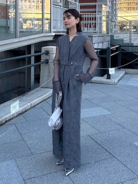 「ANDRESD（アンドレスド）のアイテム」を使った、ANDRESD EC事業部さん（レディース・160cm）の冬コーディネート