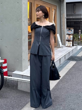 ANDRESD EC事業部さん（骨格ナチュラル・レディース・160cm）の秋コーディネート