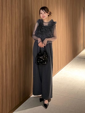 「ANDRESD（アンドレスド）のアイテム」を使った、ANDRESD staffさん（レディース・164cm）の春コーディネート