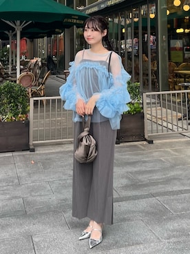 「結婚式」｜ANDRESD EC事業部さん（レディース・164cm）の夏コーディネート