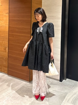 「ANDRESD（アンドレスド）のアイテム」を使った、ANDRESD staffさん（レディース・160cm）の春コーディネート