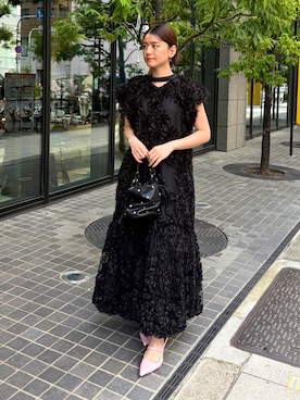 「ANDRESD（アンドレスド）のアイテム」を使った、ANDRESD staffさん（レディース・160cm）の夏コーディネート