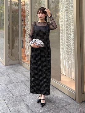 andresd】 グロッシーサテンバックリボンドレス セット販売