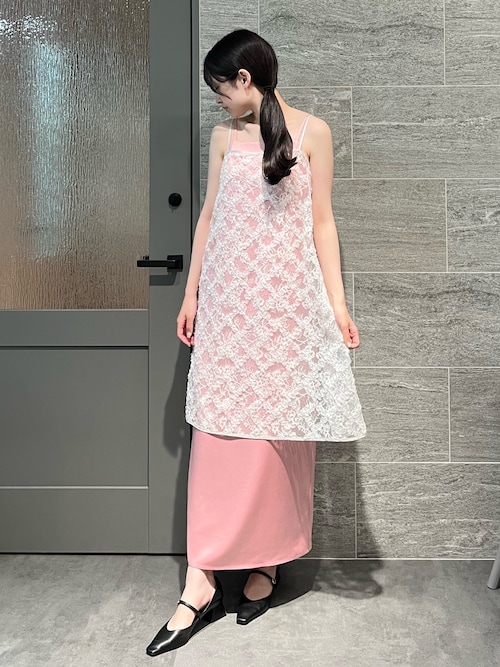 キラキラフラッフィーレースドレス / kirakira fluffy lace dress