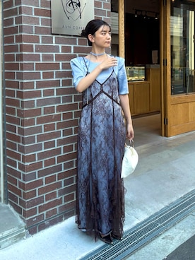 「ANDRESD（アンドレスド）のアイテム」を使った、ANDRESD staffさん（レディース・160cm）の春コーディネート
