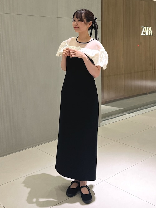 セール】リボンマシュマロドレス / ribbon mashmallow dress（ドレス