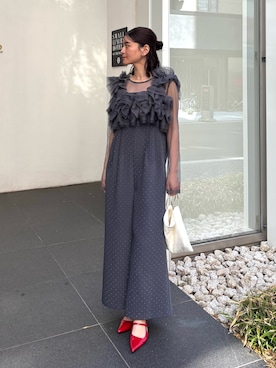 「ANDRESD（アンドレスド）のアイテム」を使った、ANDRESD staffさん（レディース・160cm）の春コーディネート
