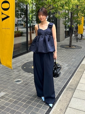 「ANDRESD（アンドレスド）のアイテム」を使った、ANDRESD staffさん（レディース・160cm）の春コーディネート