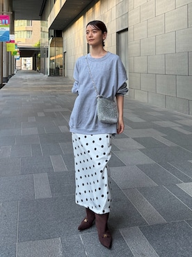 「ANDRESD（アンドレスド）のアイテム」を使った、ANDRESD staffさん（レディース・160cm）の夏コーディネート