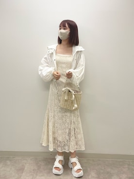 「スポサン」｜「アイテム（その他シューズ）」を使った、mayuさん（レディース・160cm）の春コーディネート