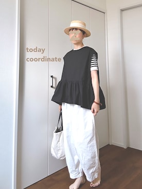 「Handmade（ハンドメイド）のアイテム」を使った、smile_05さん（レディース・160cm）の夏コーディネート