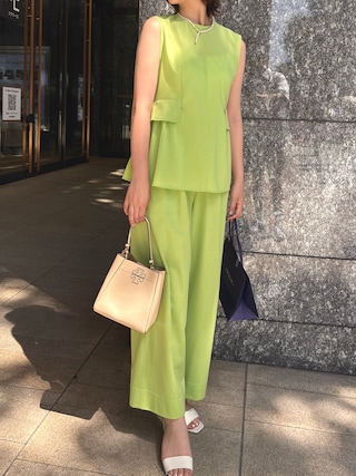 BALLSEY（ボールジィ）の「プラッドジャージー フラップフレアプル