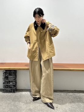 「Curensology（カレンソロジー）のアイテム（ブルゾン）」を使った、たきさん（レディース・152cm）の冬コーディネート