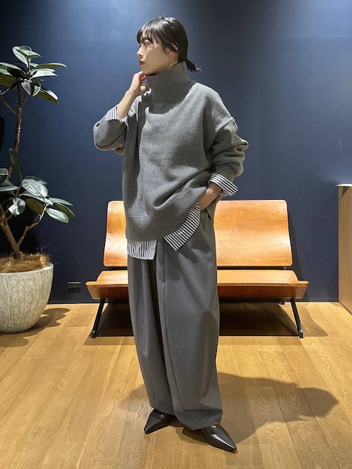 Curensology(カレンソロジー)/ダブルクロスドロストパンツ