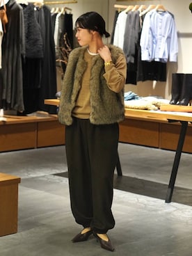 「アイテム（バングル/リストバンド）」を使った、たきさん（レディース・152cm・20代）の秋コーディネート