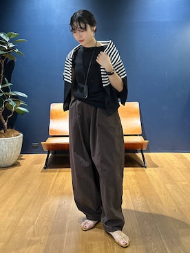 「アイテム（ブレスレット）」を使った、たきさん（レディース・152cm）の夏コーディネート