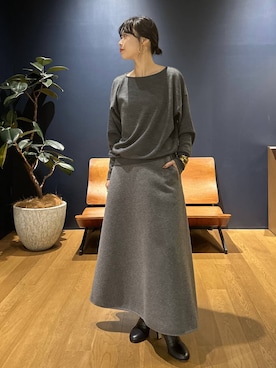 「アイテム（バングル/リストバンド）」を使った、たきさん（レディース・152cm）の秋コーディネート