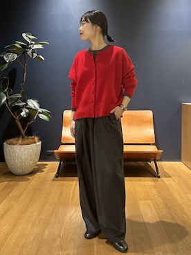 「アイテム（バングル/リストバンド）」を使った、たきさん（レディース・152cm）の秋コーディネート