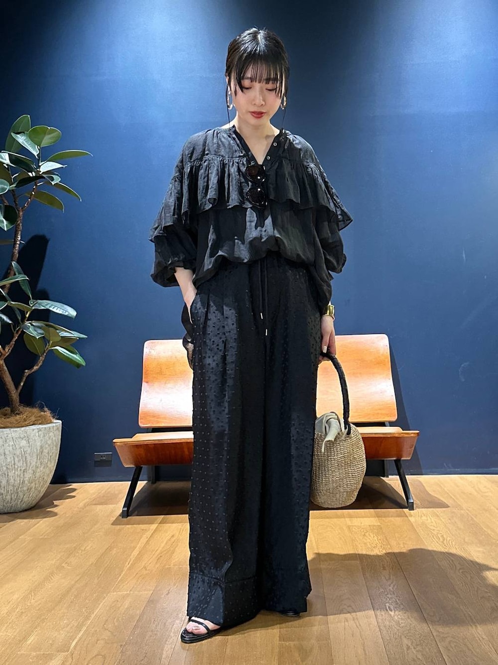 Curensology(カレンソロジー)/ドットカットジャガードパンツを使った  