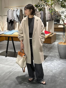 「アイテム（チェスターコート）」を使った、たきさん（レディース・152cm・20代）の秋コーディネート