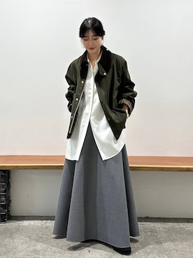 「Curensology（カレンソロジー）のアイテム（ブルゾン）」を使った、たきさん（レディース・152cm）の冬コーディネート