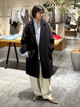 「アイテム（チェスターコート）」を使った、たきさん（レディース・152cm・20代）の秋コーディネート