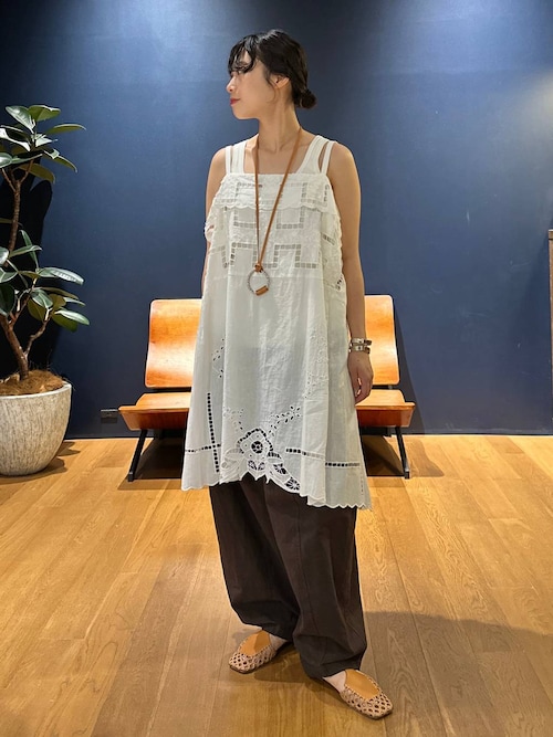 Curensology(カレンソロジー)/コットンリネンドロストパンツ