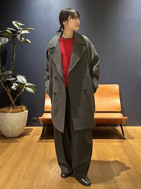 「アイテム（ピーコート）」を使った、たきさん（レディース・152cm・20代）の秋コーディネート