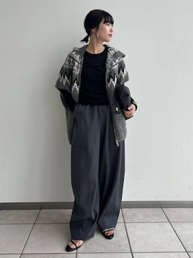 「アイテム（クラッチバッグ）」を使った、たきさん（レディース・152cm）の夏コーディネート