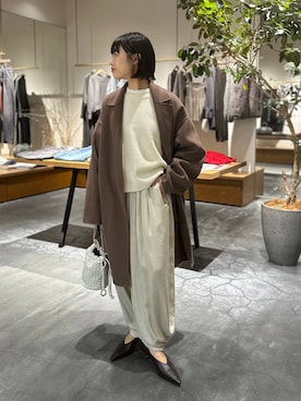 「アイテム（チェスターコート）」を使った、たきさん（レディース・152cm・20代）の秋コーディネート