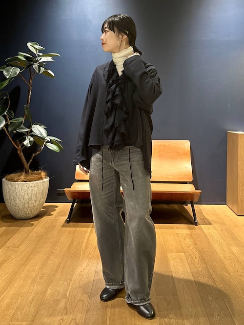 Curensology(カレンソロジー)/ウールMIXビエラフリルブラウス（シャツ