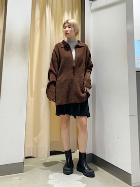 なかさんさん（レディース・156cm）の冬コーディネート