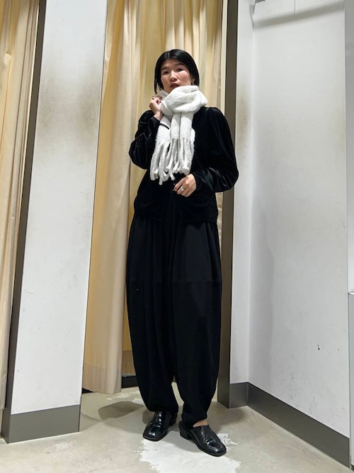 セール】ビッグフリンジマフラー（マフラー）｜KBF（ケイビーエフ）の