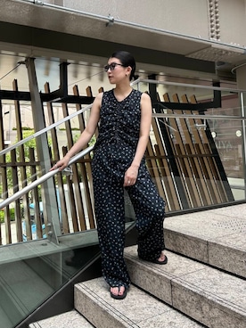 「KBF（ケイビーエフ）のアイテム」を使った、なかさんさん（レディース・156cm）の夏コーディネート