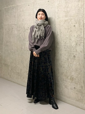 なかさんさん（レディース・156cm）の冬コーディネート