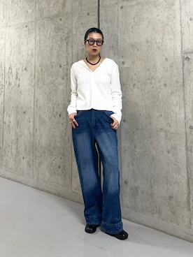 「SMELLY（スメリー）のアイテム」を使った、なかさんさん（レディース・156cm）の秋コーディネート