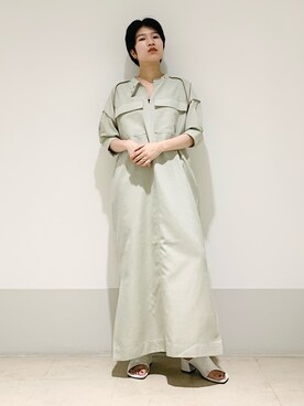 「KBF+」｜「アイテム（ワンピース/ドレス）」を使った、なかさんさん（レディース・156cm）の夏コーディネート